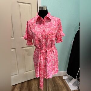 LOVERS AND FRIENDS Juliet Mini Dress in Sienna Tropical